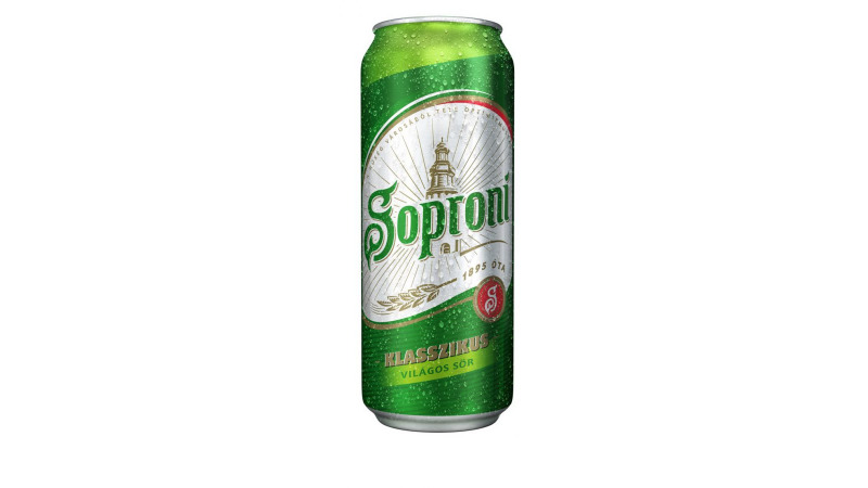 Capri Buda - Soproni sör (0,5 L dobozos)