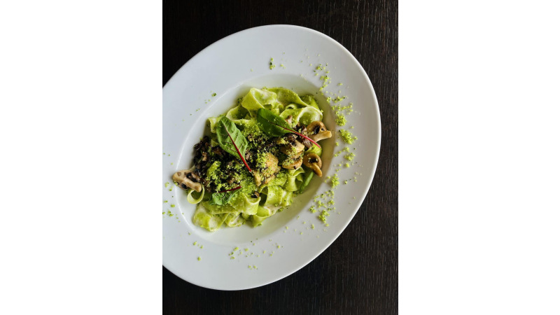 Capri Buda - Erdei gombás zöld pappardelle